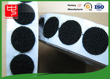 Glued based Custom  Patches nylon black  dots