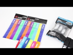 أربطة كابلات بخطاف وحلقة فائقة النحافة لخطوط البيانات، سهلة التنظيف