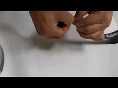 غلاف بحلقة ربط مقطوعة بالقالب