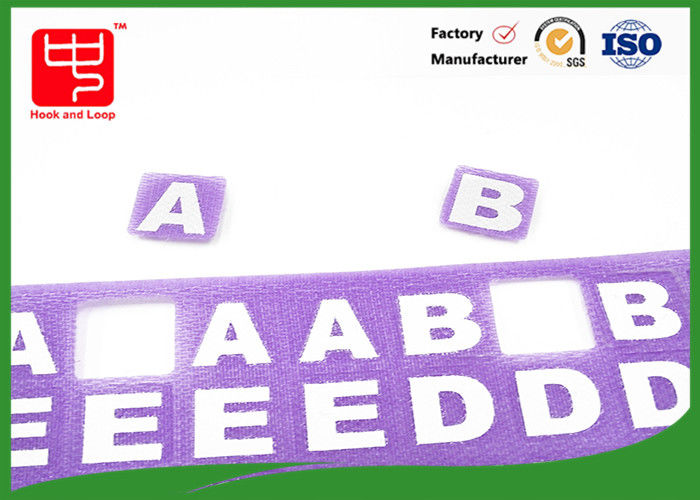 ABC الكلمات الصغيرة هوك لزجة وحلقة والرسائل الفيلكرو الصف لون مختلف